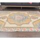 1970s vintage Turkish hand-knotted area rug 135x212