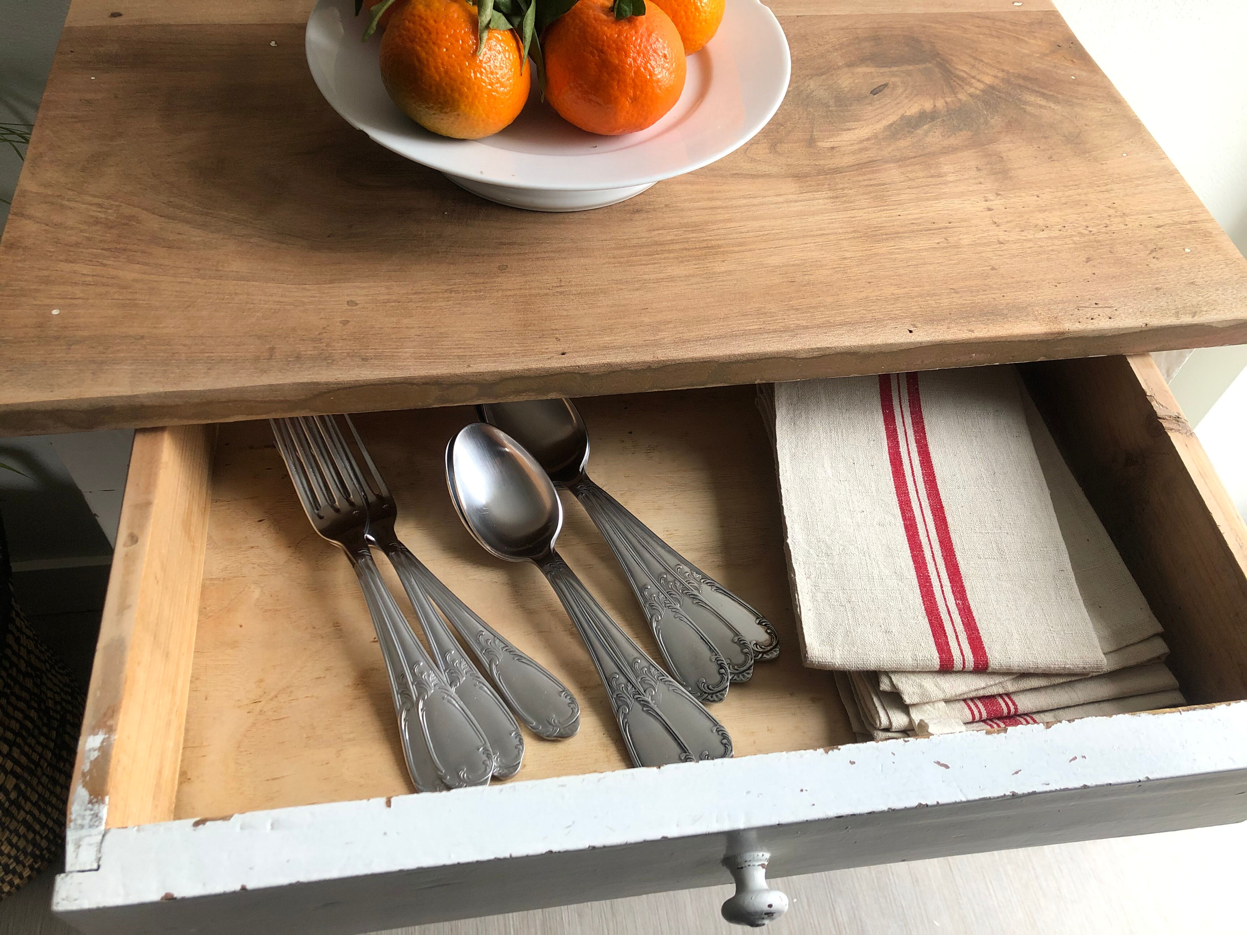 Old Patinated wood sideboard