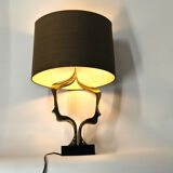 Bronze table lamp by Willy Daro, 1970s