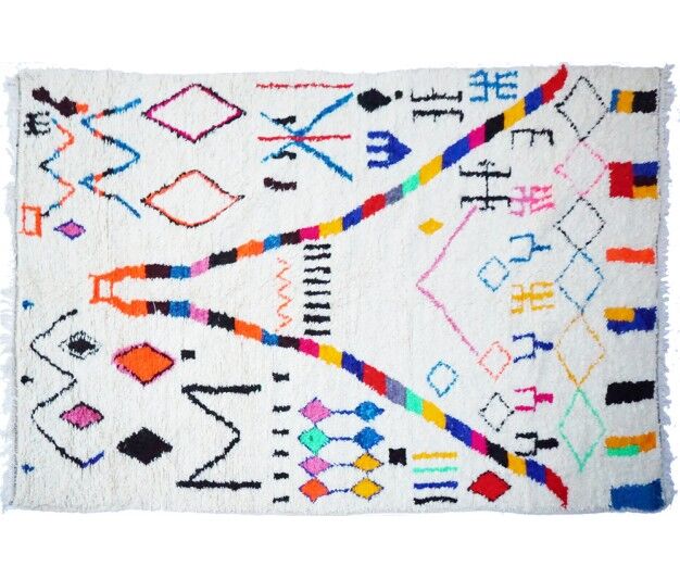 Colorful Berber carpet 325 x 190cm