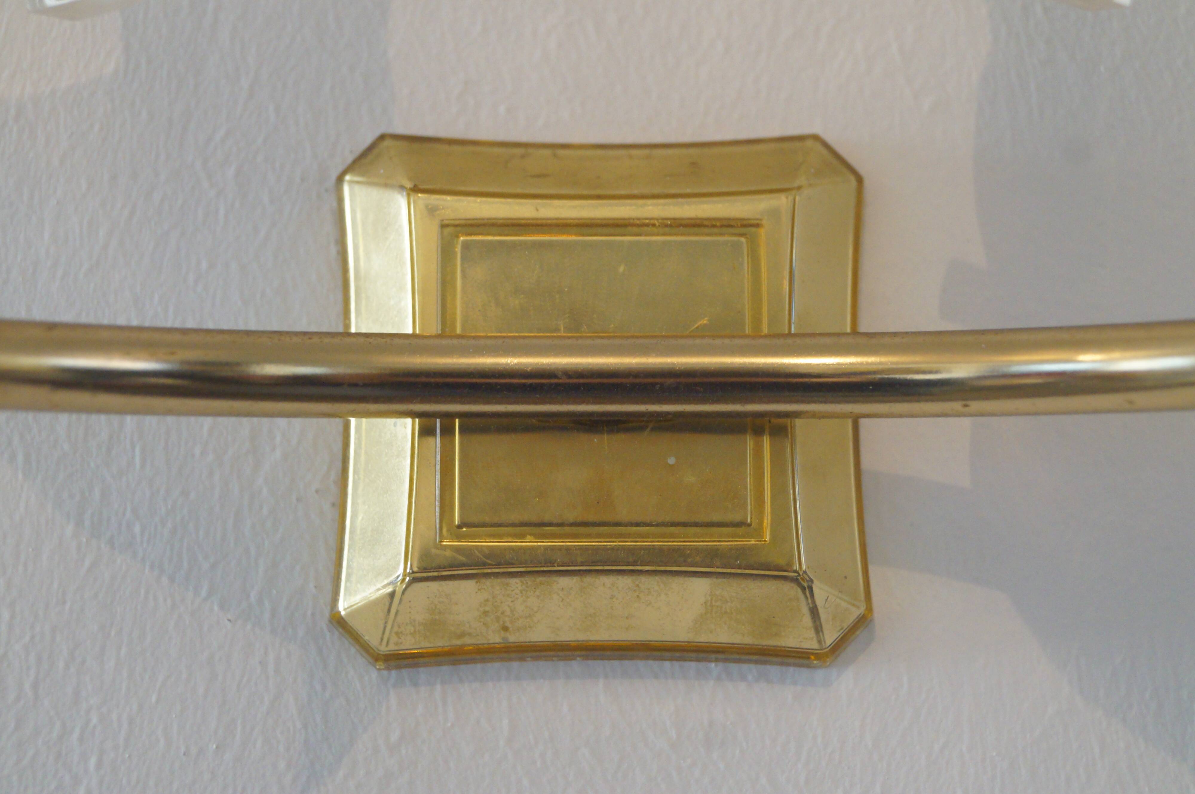 Vintage double wall lamp 1960