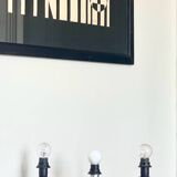 3 wooden ball lamp bases.