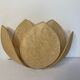 Vintage lamp wall lamp flower lotus cannage XXth