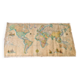 Girard Barrere 1960 planisphere map