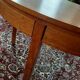 Table ronde extensible scandinave teck vintage