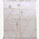 Tapis Beni Ouarain blanc