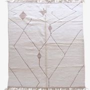 Tapis Beni Ouarain blanc