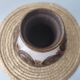 Vintage Strehla round vase, ceramic, East Germany, 1960s/70s