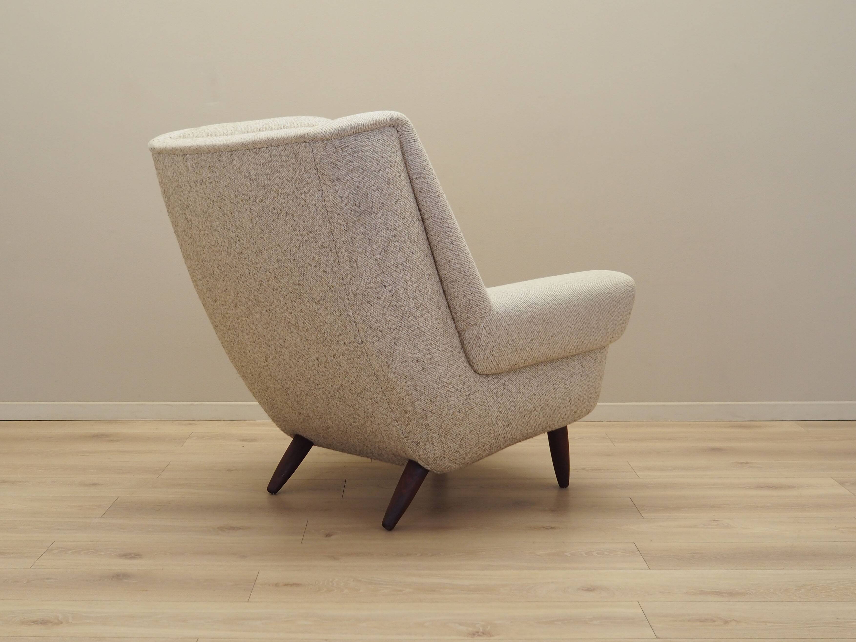 Beige armchair, Danish design, 1970s, production: Denmark