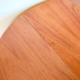 Scandinavian folding teak dining table