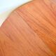Scandinavian teak folding dining table