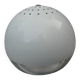 suspension eye ball lacquered white and chrome diameter 26cm