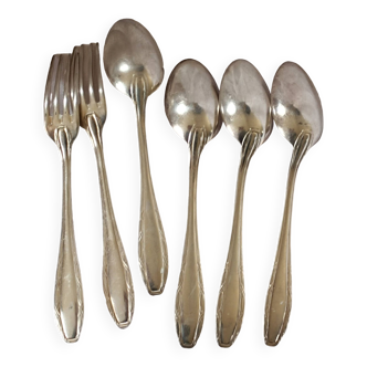 7 silver metal cutlery from the 60s.
