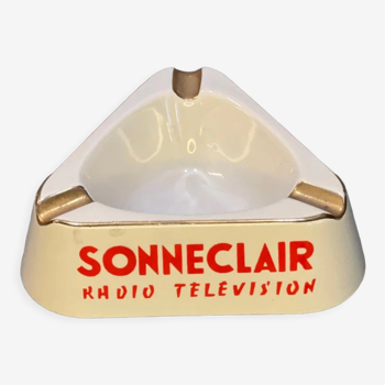 Cendrier publicitaire Vintage de la marque Sonneclair vers 1950