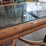 Vintage rattan garden furniture