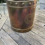 Brass pot cover