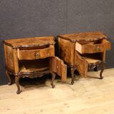 Pair of 20th-century Venetian bedside tables