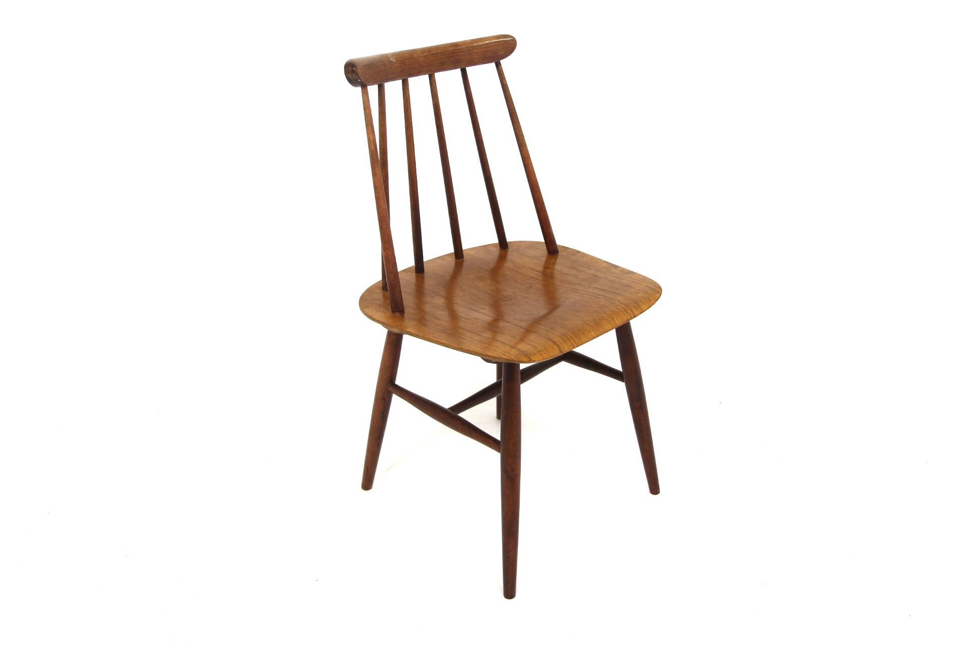 Scandinavian "pinnstol" Fanett chair by Ilmari Tapiovaara, Sweden, 1960