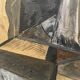 Old 20th century cubist painting