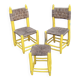 2 chairs + 1 vintage shepherd's stool