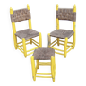 2 chaises +1 tabouret de bergerie vintage