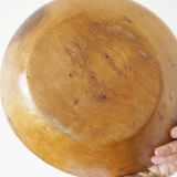 Brutalist solid wood dish