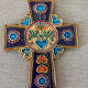 Celtic cross Jc Taburet in Quimper ceramic