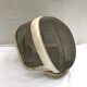 Former pair fencing fencing metal grid, white leather vintage sport