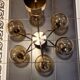 6-arm Scandinavian chandelier, 1960s, Hans Agne Jakobsson model T372/12