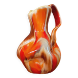 Free-form ceramic pitcher from the 60s Vallauris