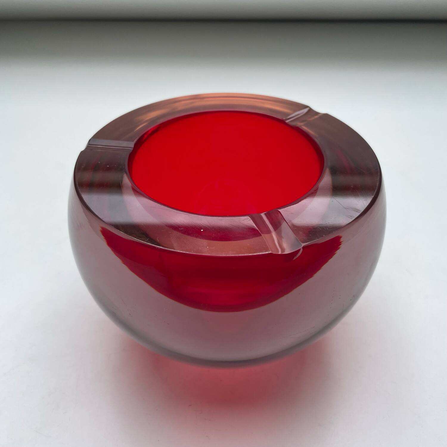 Cendrier lourd Antonio da Ros Cenedese Murano