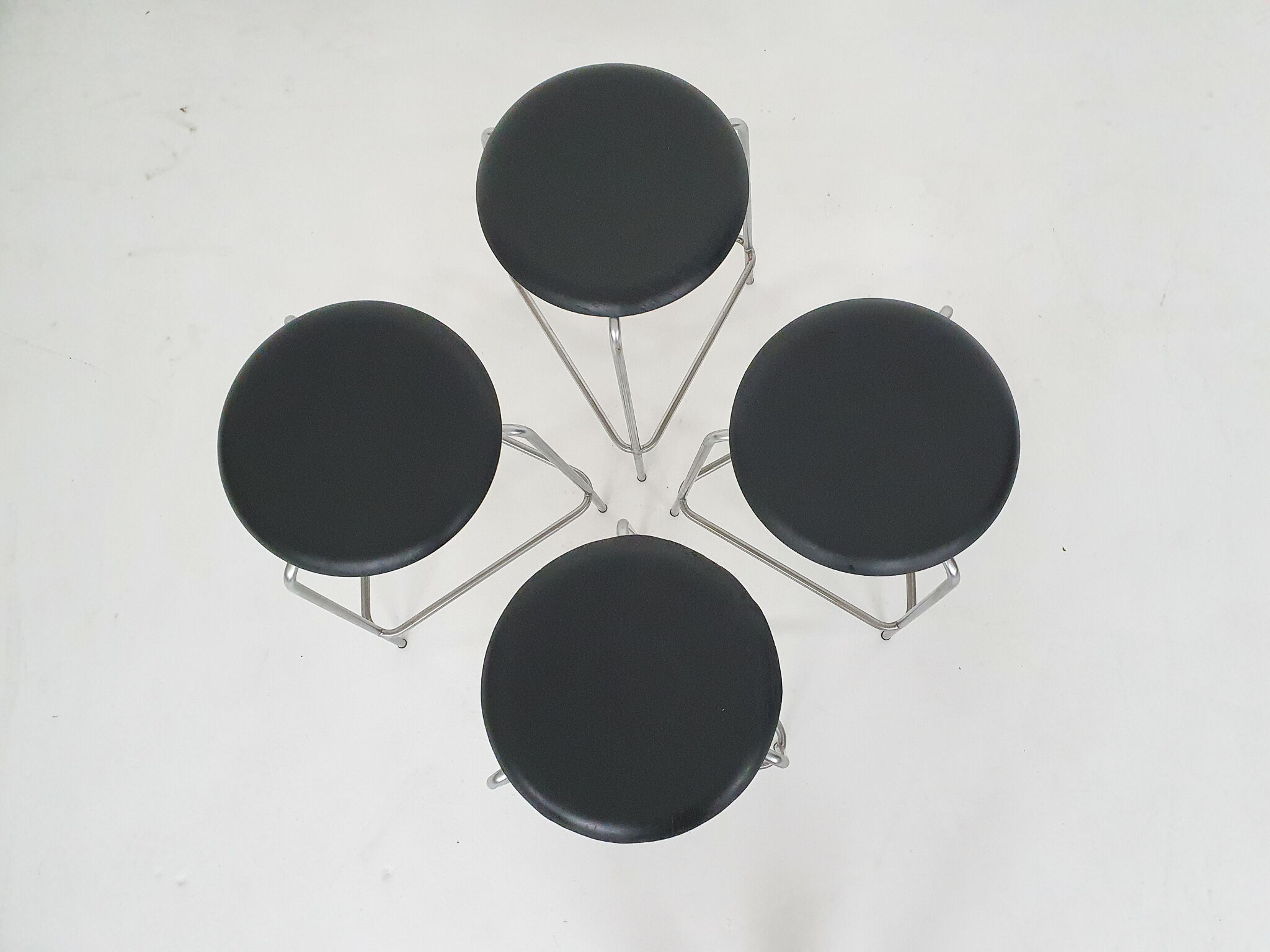 Arne Jacobsen for Fritz Hansen "M3170" stools, Denmark, 1967