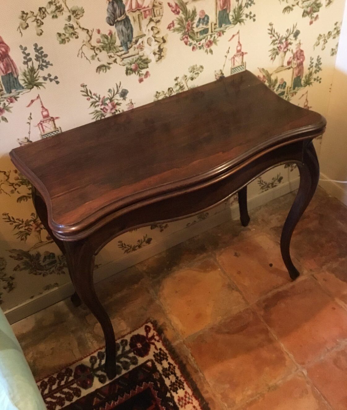 Louis XV style game table console