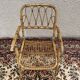 Rattan and Bamboo Folding Armchairs Valencia Spain 60'S