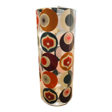Vase cylinder colorful patterns pop vintage
