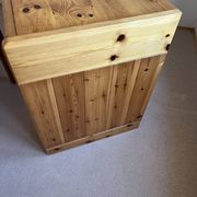 Massive pine teenage desk Roche and Bobois 1980s