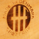 Danish retro 1960s wool teak tabout