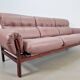 Vintage Teak Leather Sofa from Coja, Netherlands, 1960s