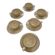 Ensemble de 6 tasses
