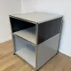 USM Haller side table in Light Grey and Anthracite Grey