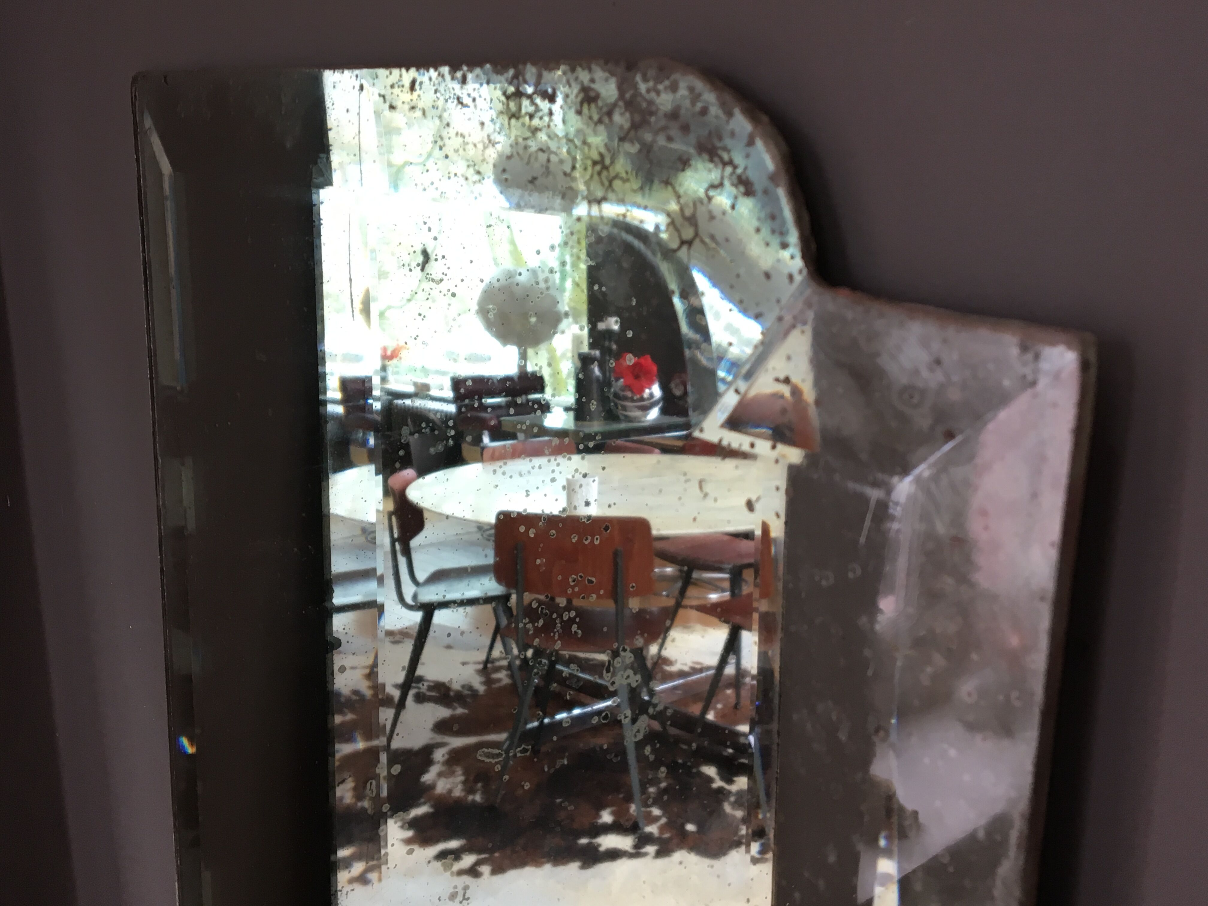 Bevelled mirrors 151x74cm