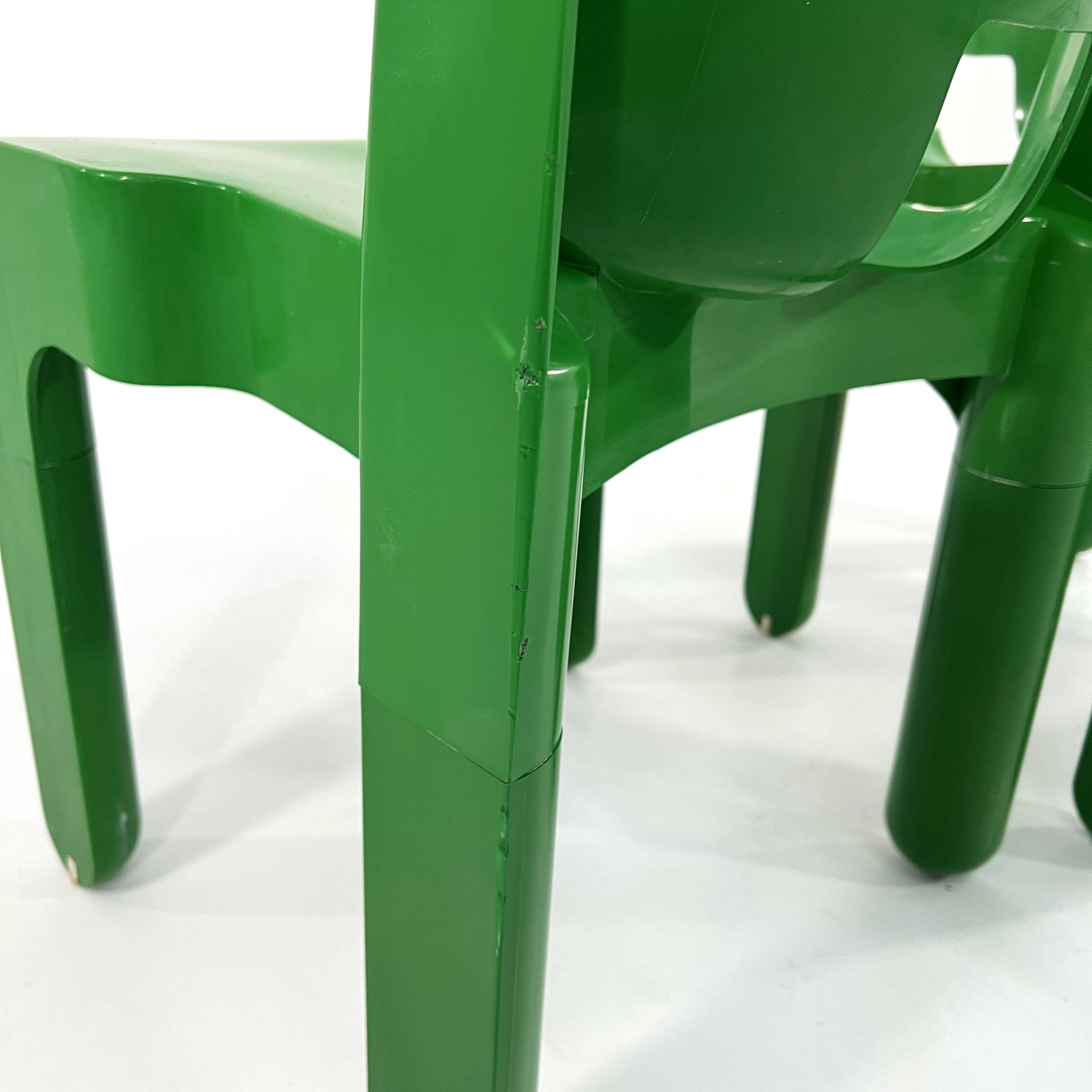 Chaise Universale verte Modèle 4868 par Joe Colombo pour Kartell, 1970 ...
