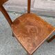Paire de chaises bistrot bois courbé  1950