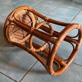 Rattan tabouret
