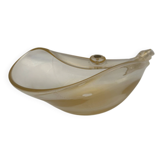 Free-Form Iridescent Glass Bowl from Murano, Barovier & Toso, 1950s