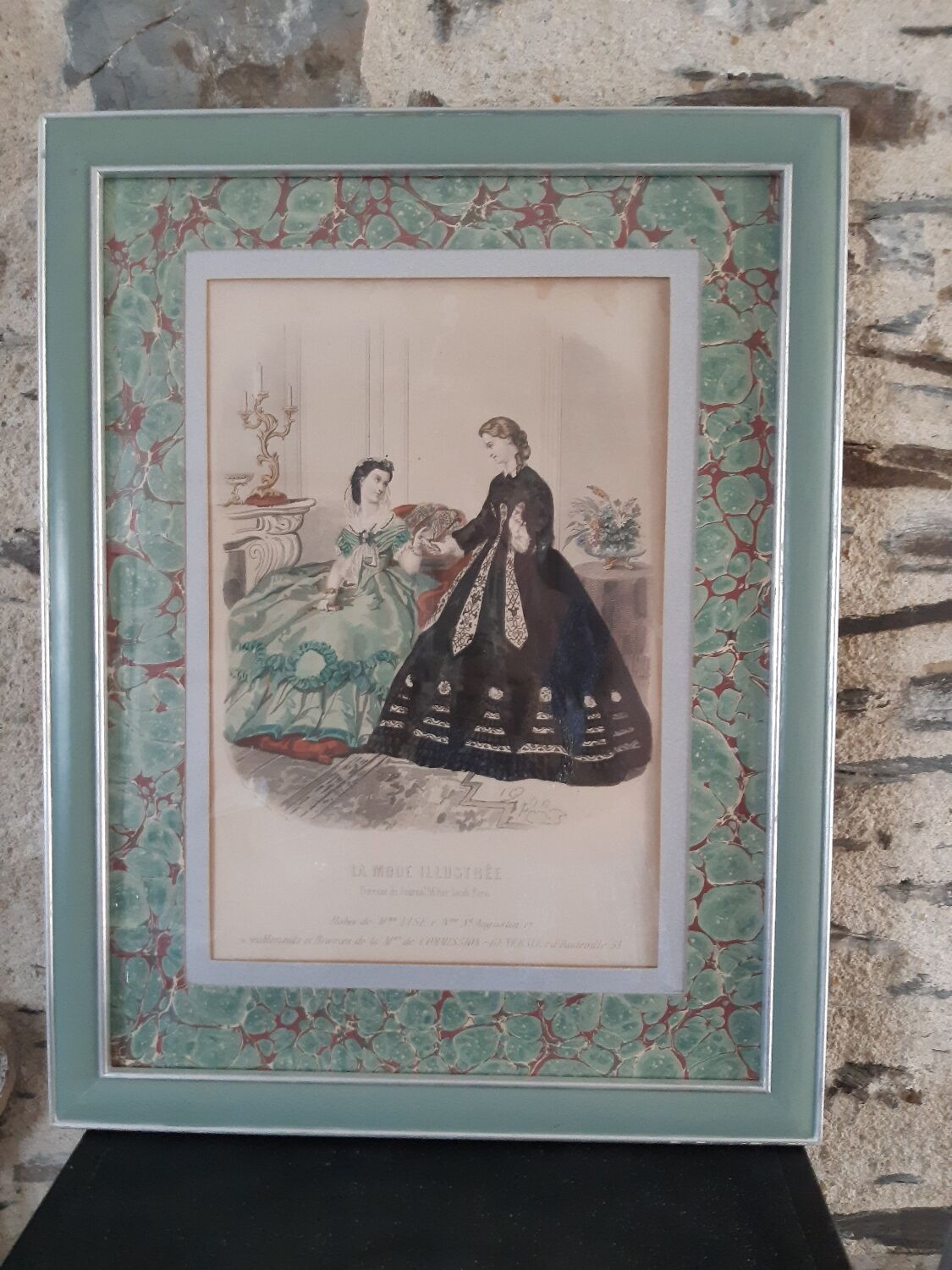 Art frame - the illustrated fashion 1863 no. 44 "Madame Lise's dresses"