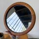 Woven wicker round mirror 1960