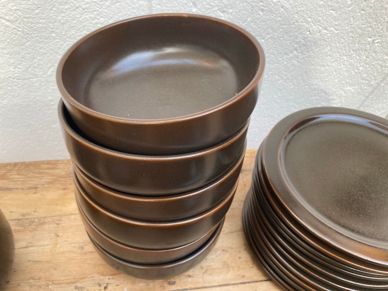 Rosenthal service in brown porcelain