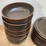 Rosenthal service in brown porcelain