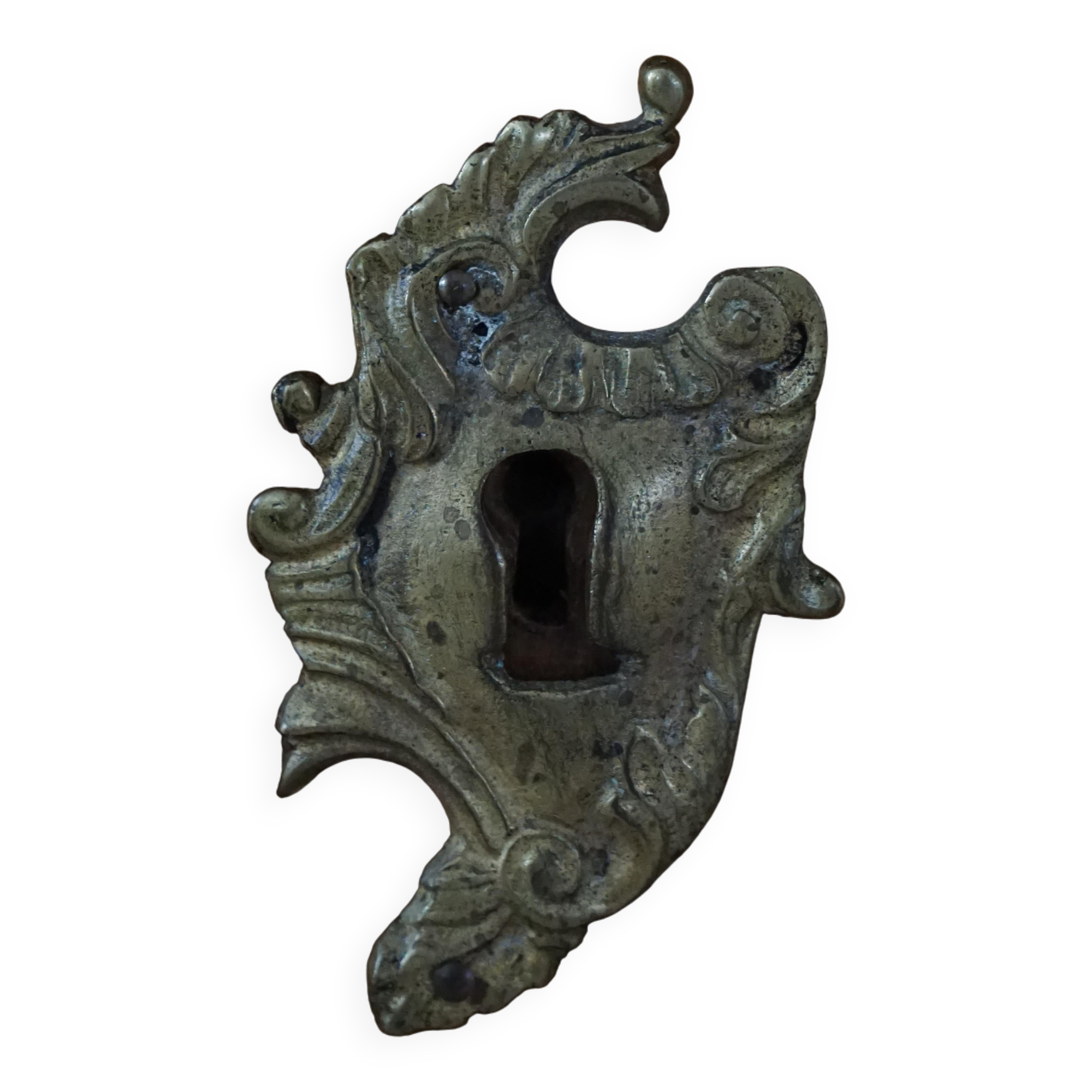 18ème siècle, commode danoise baroque serpentine antique en noyer